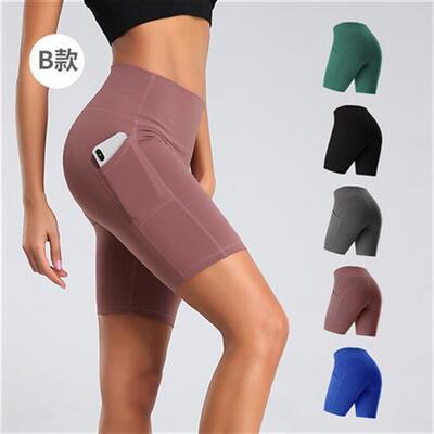 Slim Fit High Waist Yoga Shorts Hip Push Up Women Gym Shorts