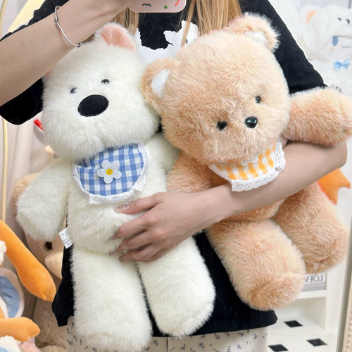 会跑步的小熊玩偶跑跑三花猫娃娃公仔西高地毛绒玩具抱枕生日礼物