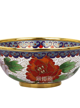 景泰蓝茶碗掐丝珐琅手工艺品