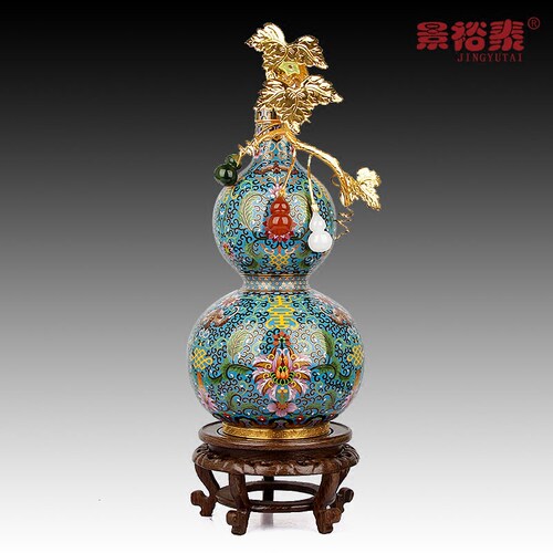 葫芦客厅景泰蓝景裕泰铜胎商务