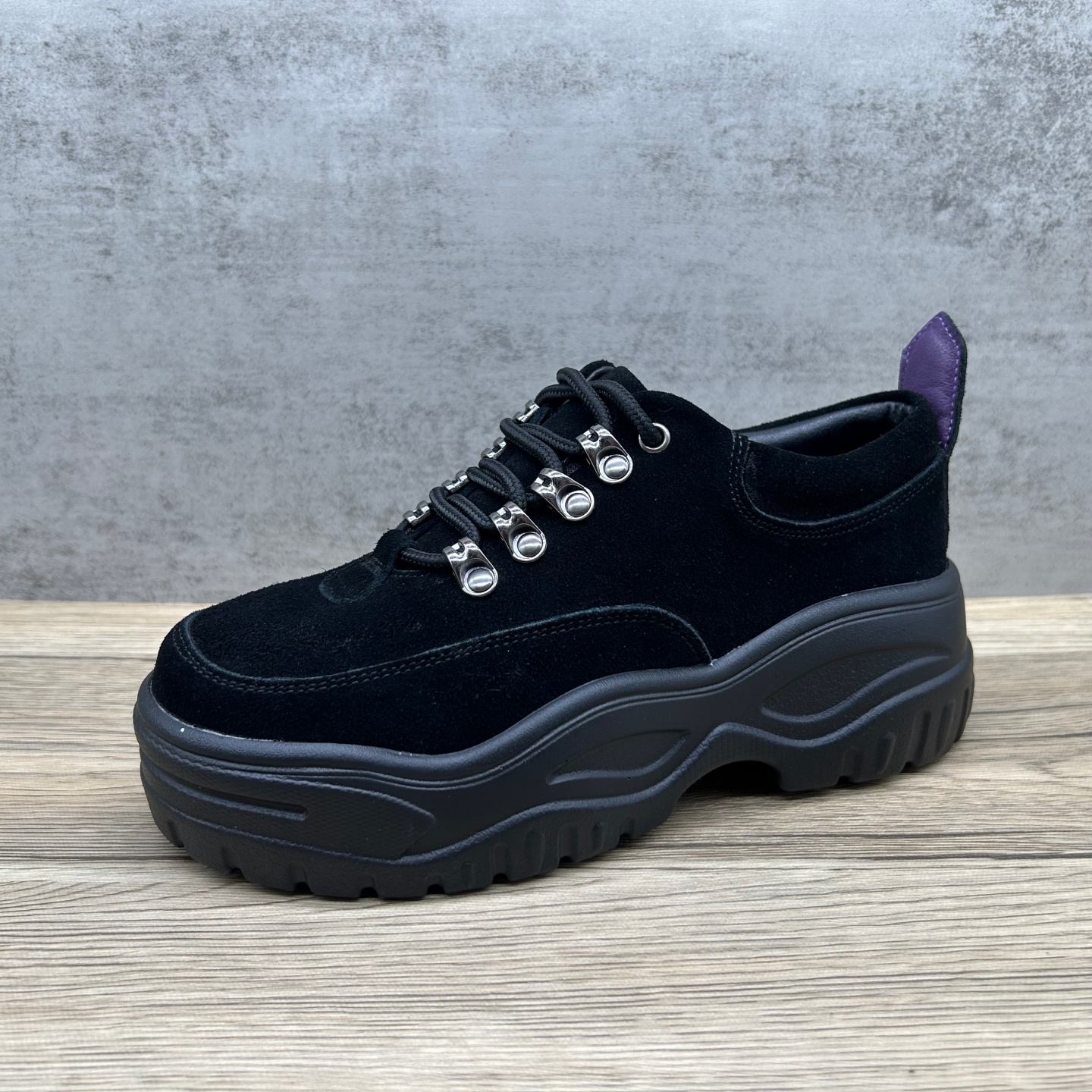 断码特价处理真皮厚底增高轻便百搭复古单鞋系带圆头乐福鞋阿甘鞋