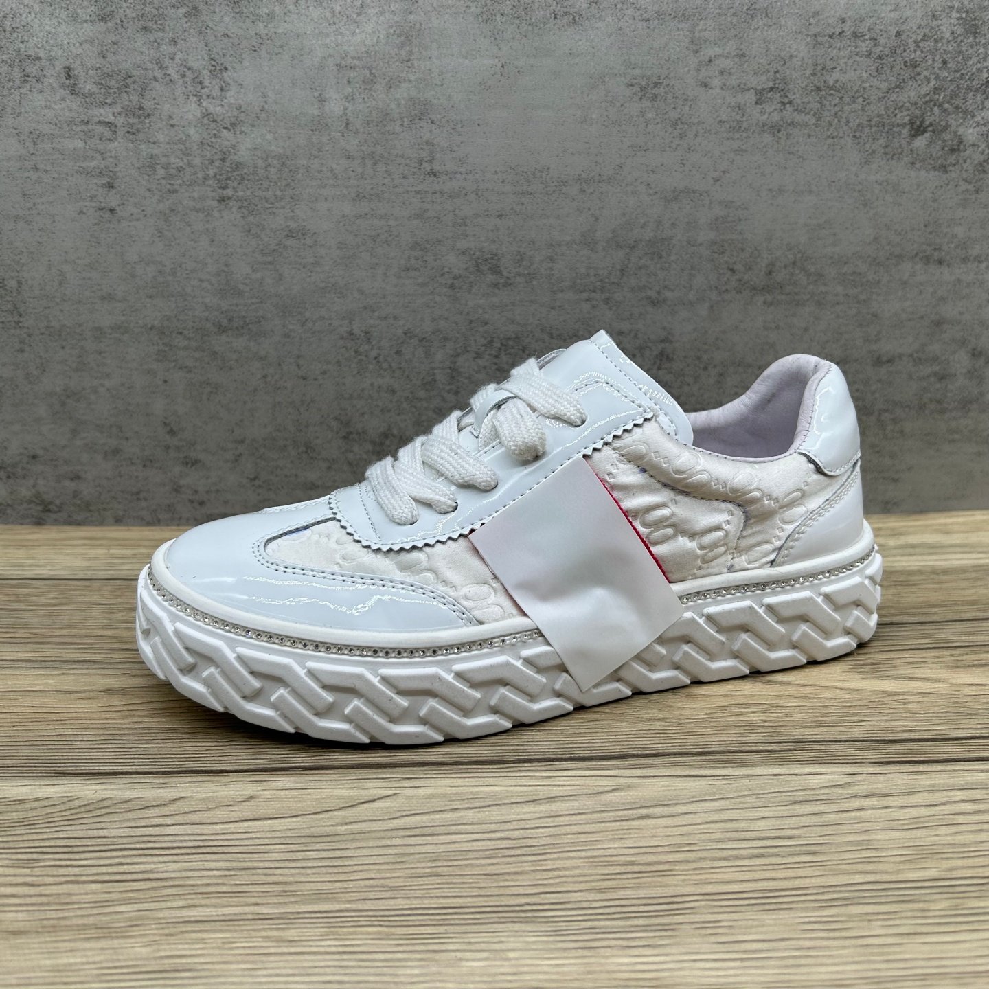 断码特价处理真皮亮片拼接帆布板鞋女百搭学生小白鞋系带平底休闲,女鞋,时尚休闲鞋,淘宝优惠券,粉丝福利购,淘宝优惠卷