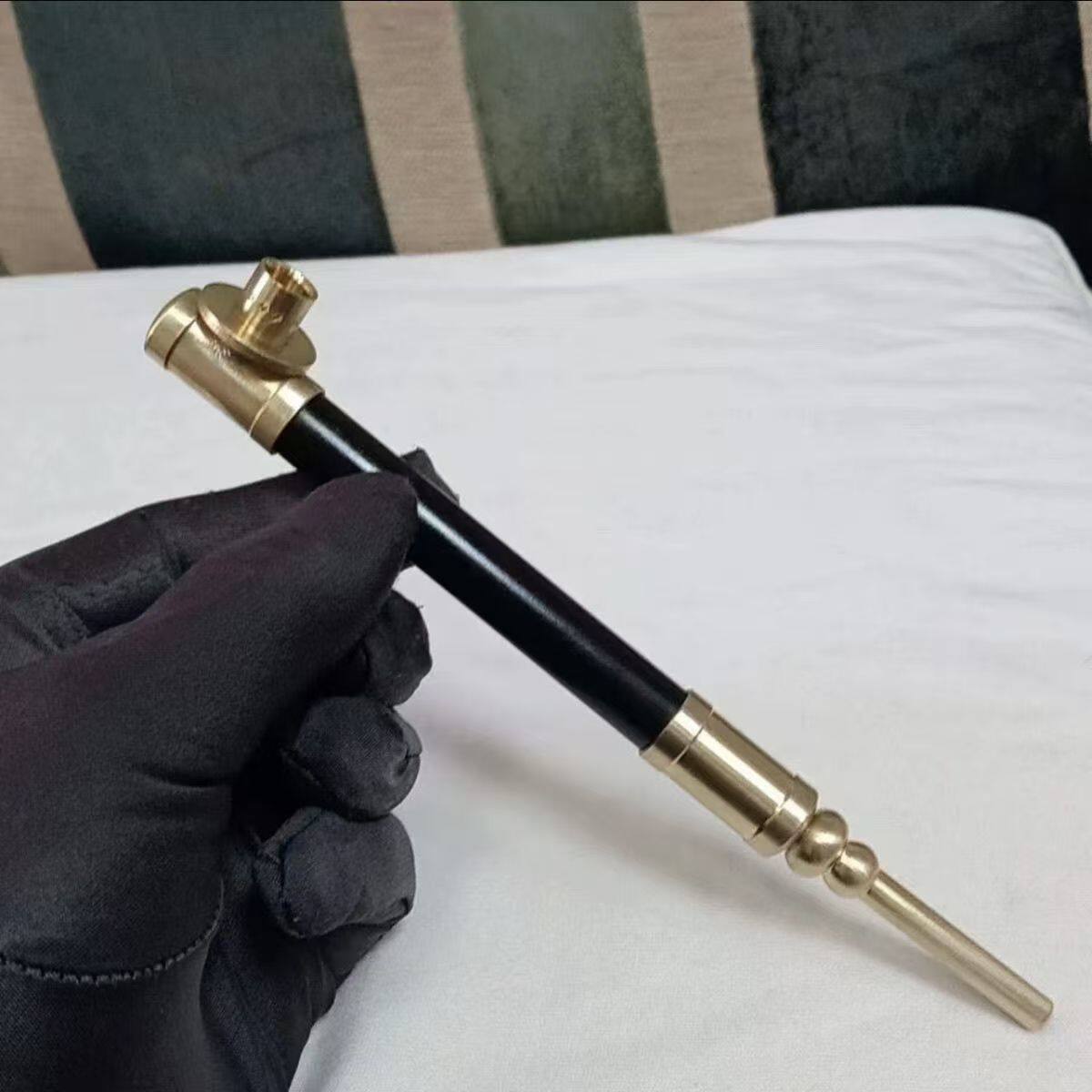 水烟袋锅一口香水烟斗小锅口烟锅