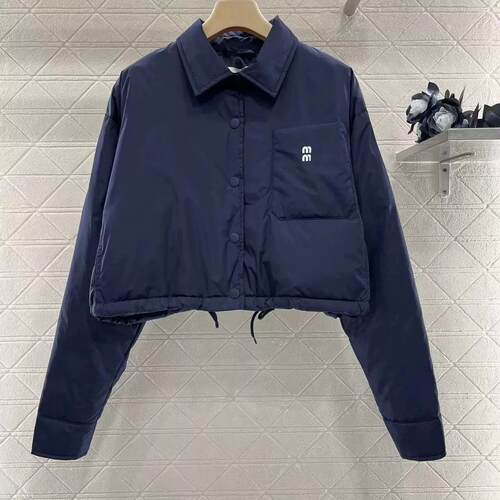 24秋冬新款m休闲时髦短款棉服