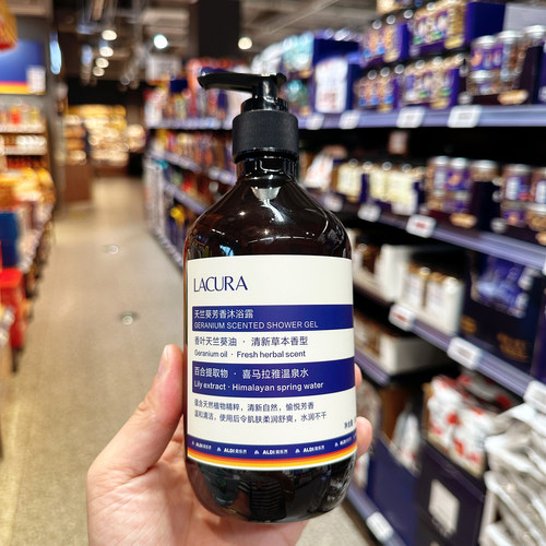 奥乐齐代购 ALDI 天竺葵芳香 沐浴露 500g  清新草本香型