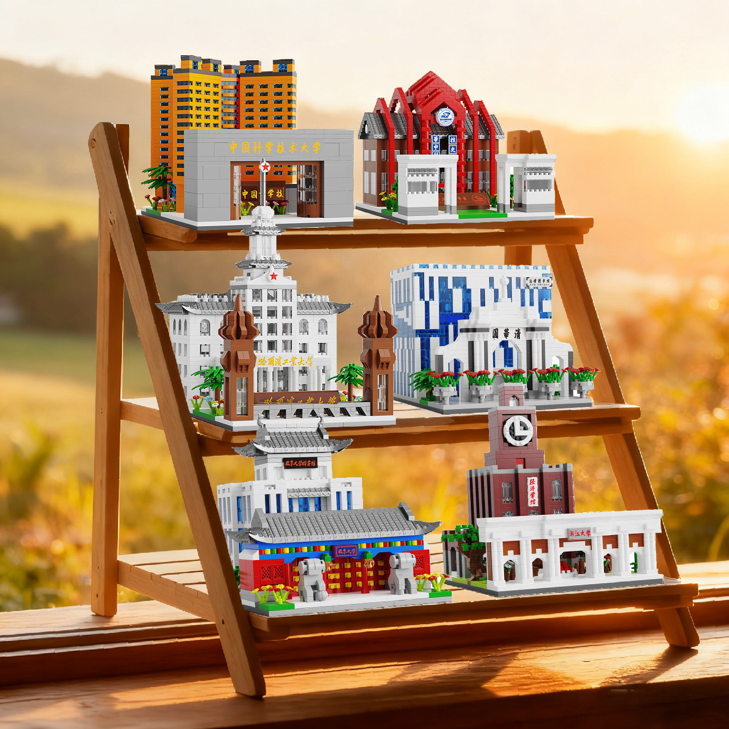 【北大浙大清华】等大学积木礼物