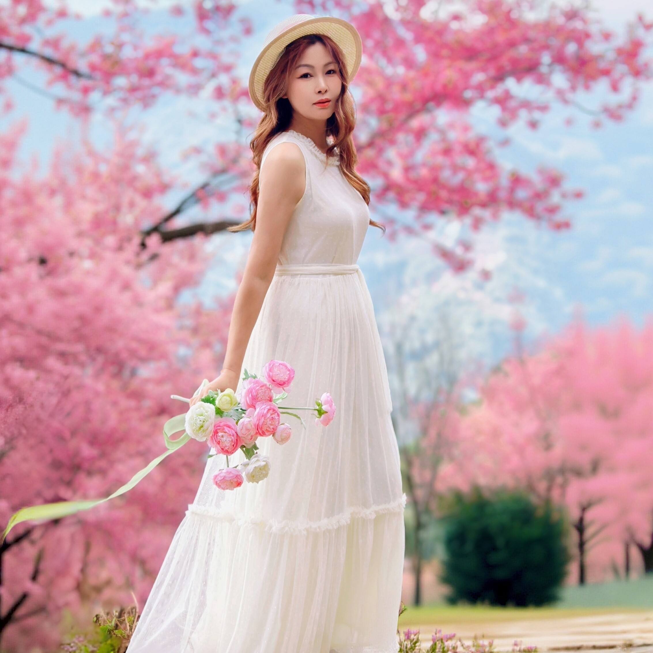 【董艺旅行穿搭】星星背心裙网纱连衣裙拍照超上镜旅拍女神浪漫风