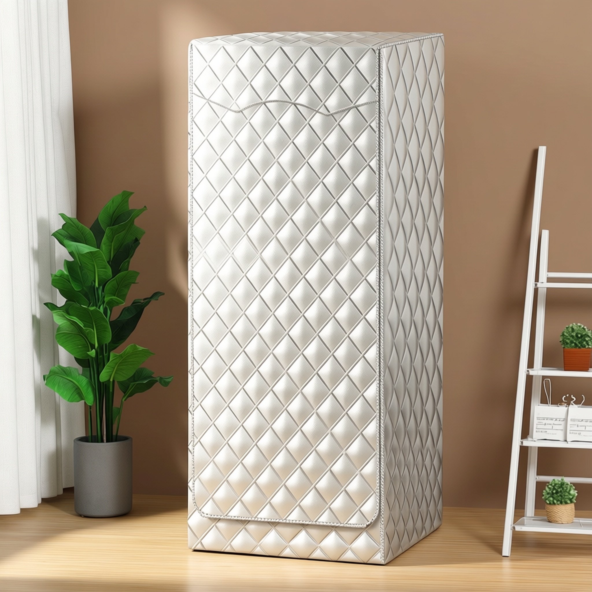 山茶花防暴晒懒人滚筒洗衣机罩适合海尔小天鹅美的统帅等三四五筒