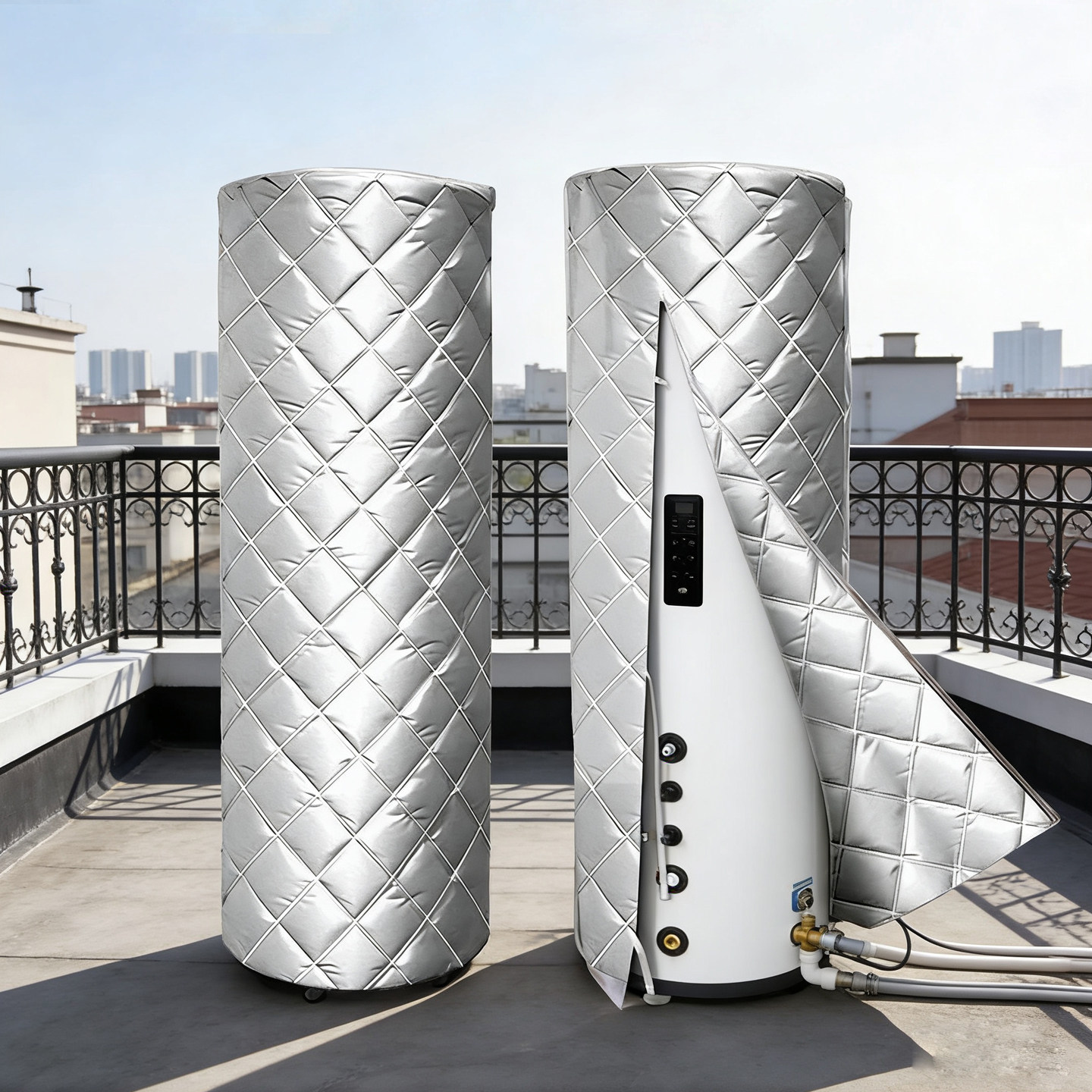 200L空气能水箱防水防晒保温罩适合海尔格力美的纽恩泰万和芬尼罩