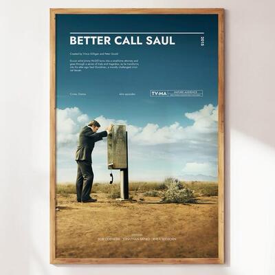 装饰画有框画墙壁汉尼拔老友记美剧海报绝命毒师行尸走肉风骚律师