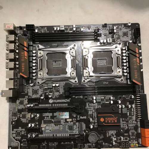 议价5个华南x79 4d双路主板 完好没有问题有挡板 347/个洁川