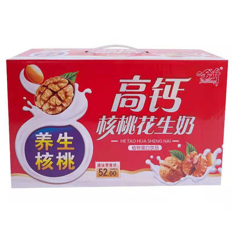 高钙饮品整箱核桃花生奶特价