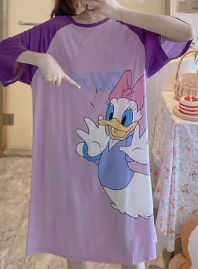 女士卡通风韩版加大码孕妇家居服