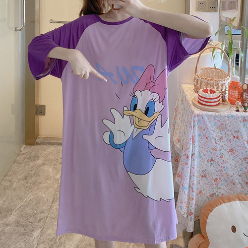 女士卡通风韩版加大码孕妇家居服