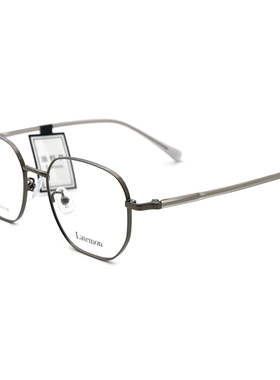 正品浪特梦眼镜架女款金属全框文艺复古眼镜可配防蓝光镜片L52369