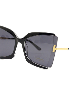 TOMFORD汤姆福特墨镜TF766镜盈眼镜蝶形时尚摩登女士大框太阳镜