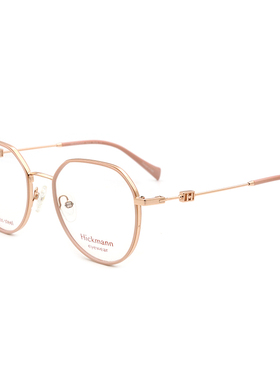 Hickmann海歌漫眼镜架个性多边设计显脸小时尚可配度数HIC1090