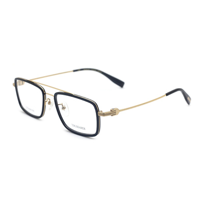 Trussardi杜鲁萨迪眼镜框 男女款时尚复古双梁全框钛架VTR6005S