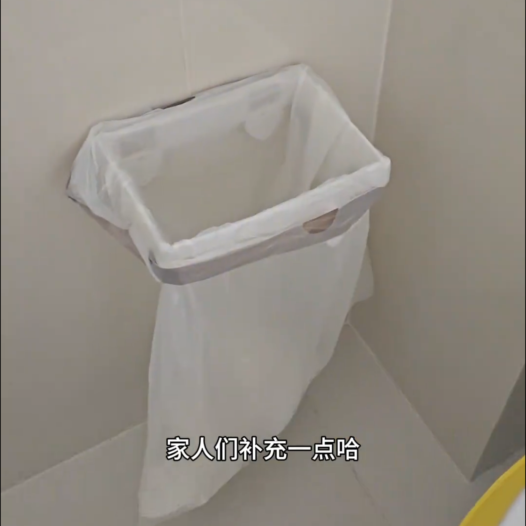 垃圾桶壁挂式免打孔厨房多功能收纳支架可折叠垃圾架