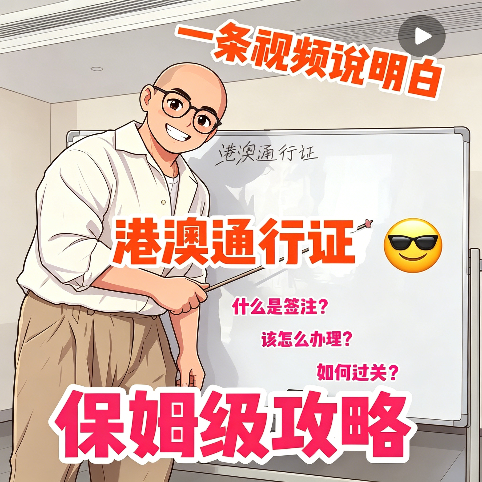 港澳通行证办理签注过关保姆级攻略新手小白入门全流程教学