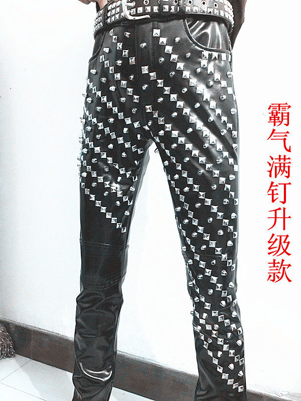 Pantalon cuir homme serré pour adolescent - Ref 1494600 Image 4