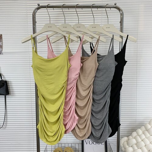 性感褶皱收腰修身包臀裙辣妹