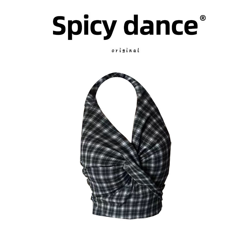 韩系甜辣穿搭挂脖格子抹胸上衣女短款夏季外穿露背扭结吊带背心女,女装/女士精品,背心吊带,淘宝优惠券,粉丝福利购,淘宝优惠卷