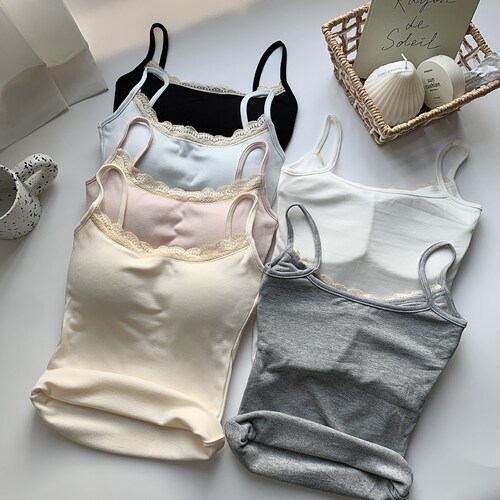 性感纯欲蕾丝吊带背心女内搭