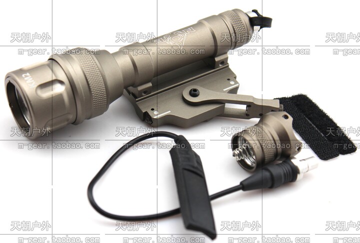 NIGHT-EVO AMERICAN M620V LED 강력한 라이트 전술 손전등 손전등 쥐 꼬리 버튼 듀얼 컨트롤 헬멧 라이트 샌드