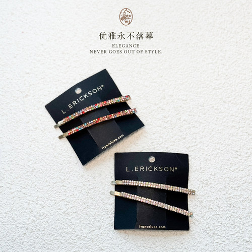 闪亮水晶发夹L.ERICKSON