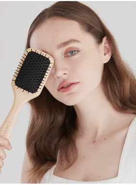 头皮按摩蓬松发质防静电气囊木质大款莱丽克森L.Erickson气垫发梳