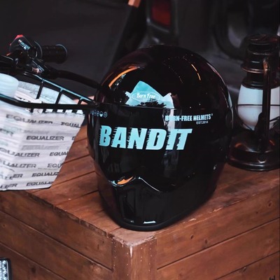 bornfree哈雷复古机车bandit头盔