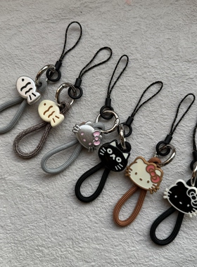 创意猫咪小鱼指环扣手指绳手机壳垫片挂件钥匙相机u盘水杯ccd挂饰