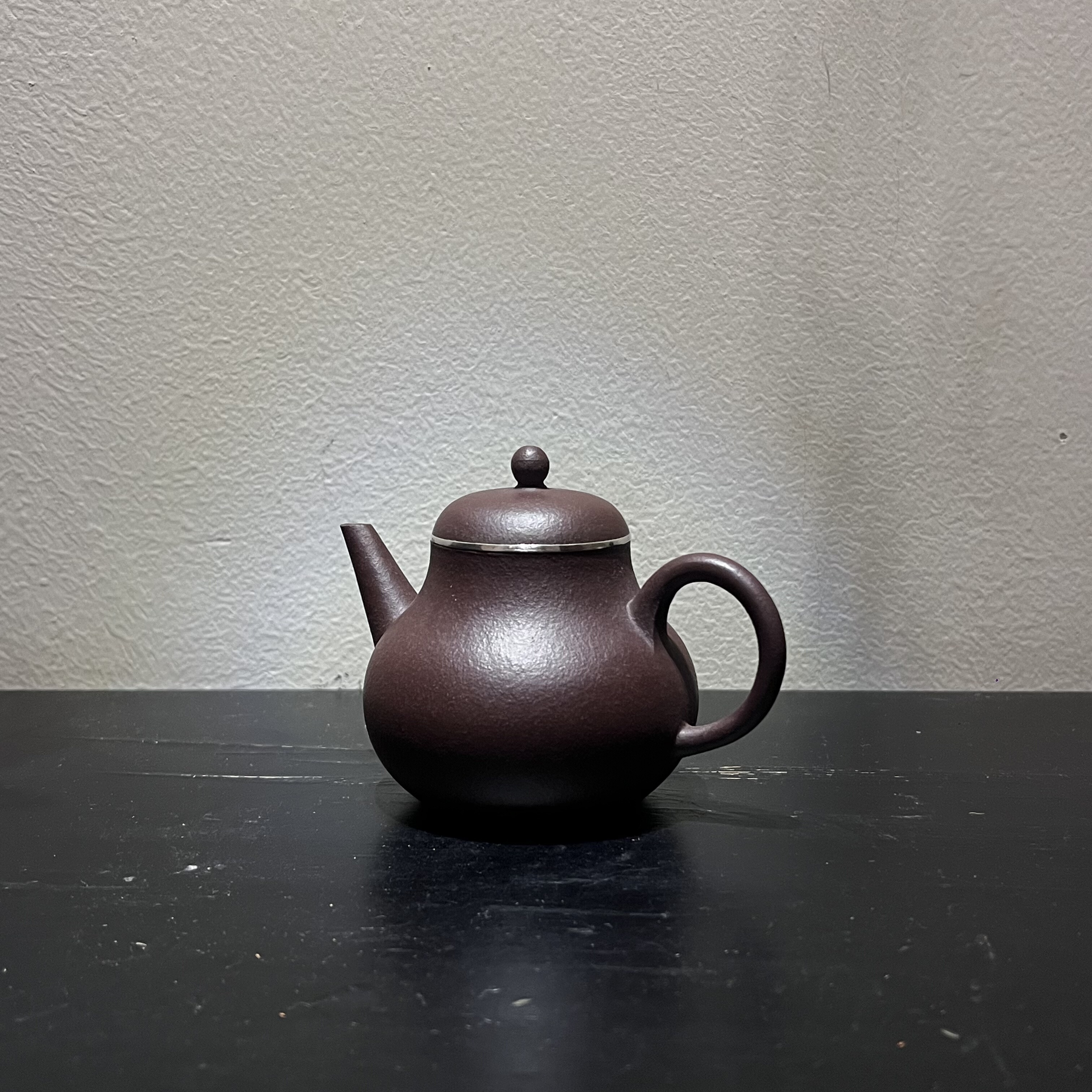 包银·梨式水平壶 三孔陈继湘底槽清潮州手拉壶孟臣壶三孔十八式