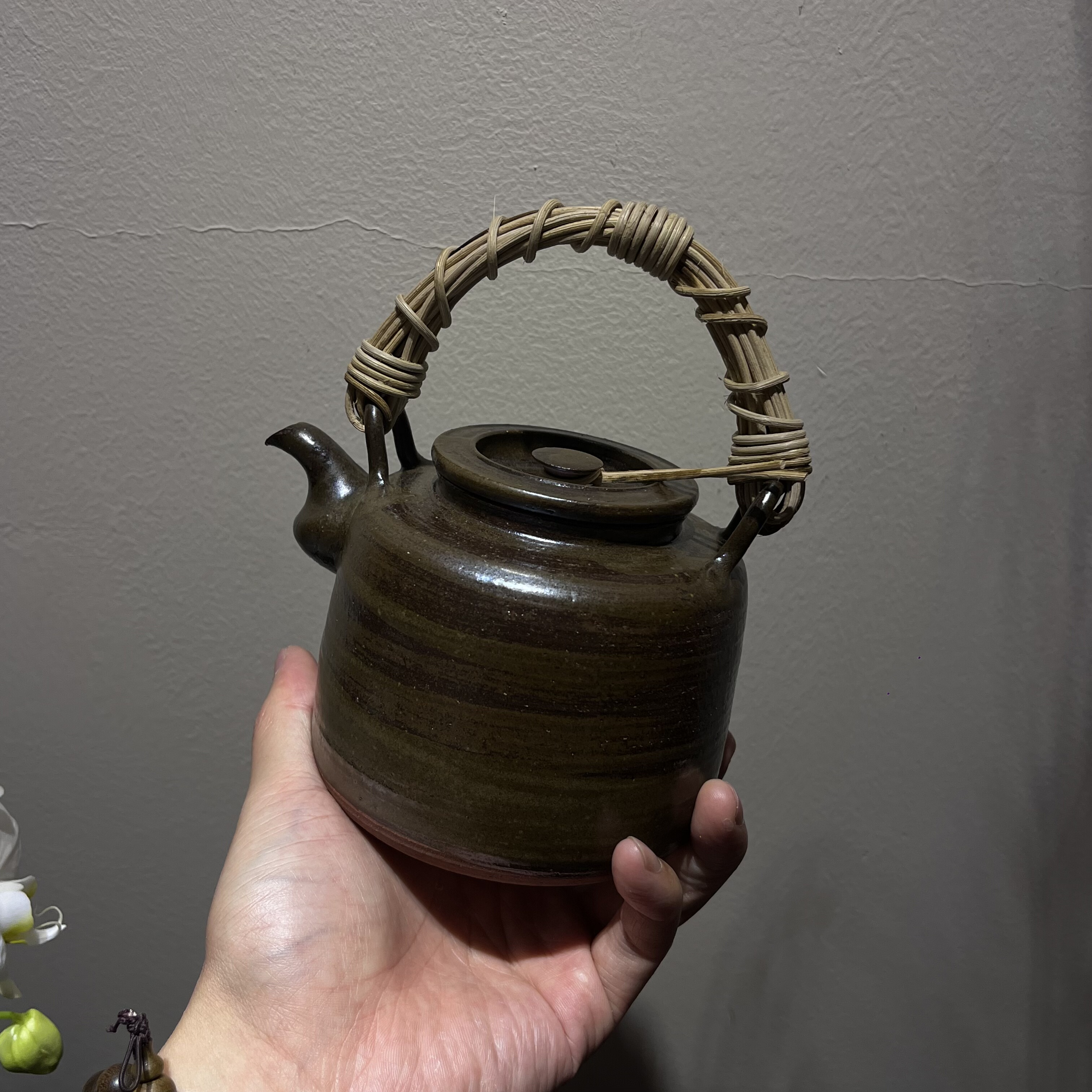 摹古老陶罐·紫金陶 高工林于凯制潮州砂铫提梁煮水壶工夫茶器