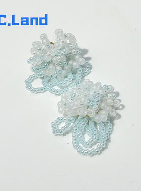 NCLand 冰岛蓝 轻奢高级感原创小众品牌耳饰 气质感耳环