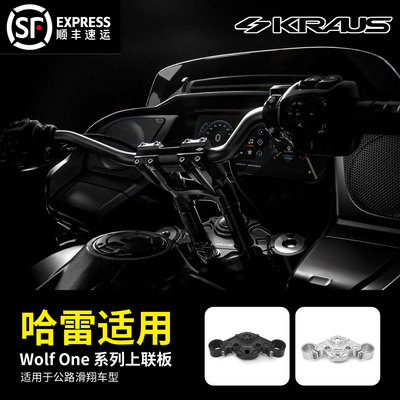 哈雷改装公路滑翔车型上联板