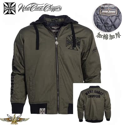 美国机车休闲可拆卸外套定制