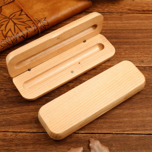 实木礼品盒钢笔盒复古木盒磁扣礼盒定制logo图案送老师情人纪念礼