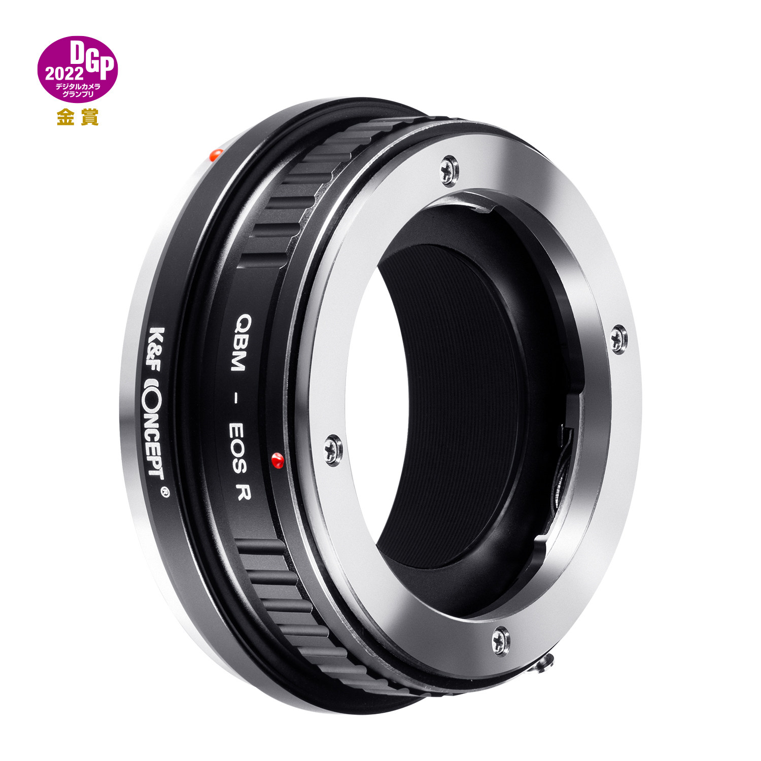K&Fconcep禄来QBM卡口镜头转接佳能EOS R全画幅微单适用于R5R6R3R7R10