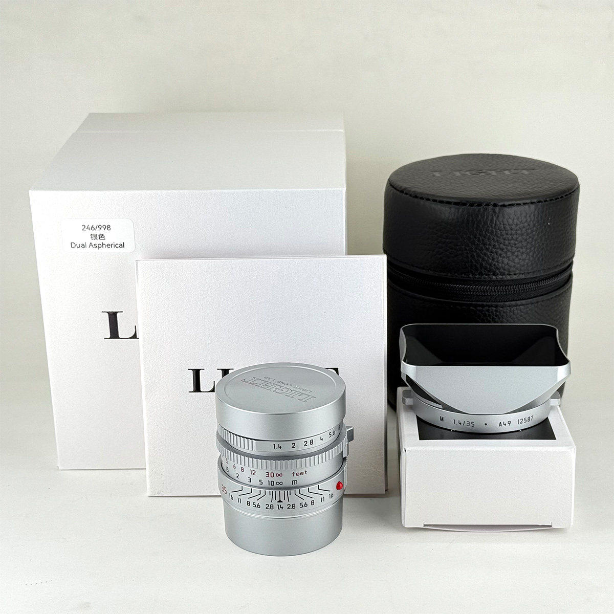 Light lens lab老周M35f1.4 11873复刻钛版限量版 双非复刻 M口