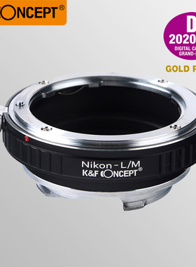 KF concept NIK-LM 适用于尼康AIS/D手动头转徕卡M转接环兼容LM-EA9 EA7
