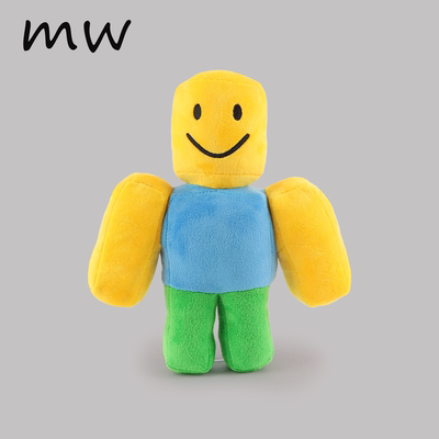 新品Noob游戏周边黄色笑脸机器人公仔NoobExperiment毛绒玩偶玩具