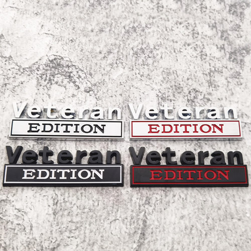 车身贴车尾标汽车改装标veteran