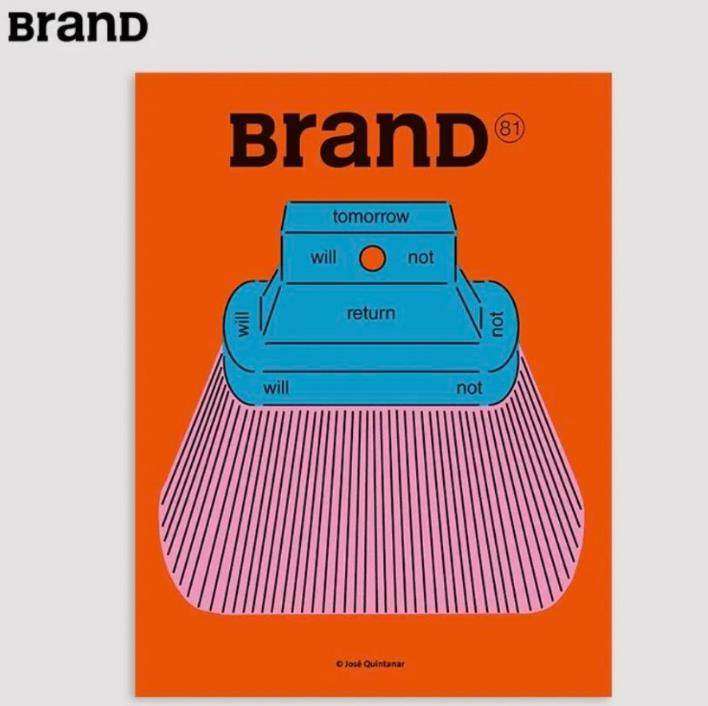 BranD杂志【No.81 设计里的呼与吸：理性与感性】 46-801 2025 国际品牌平面设计字体版式插画色彩搭配期刊 进口杂志单刊