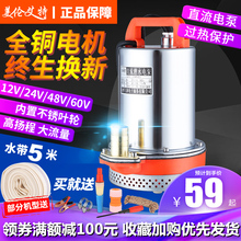 农用高扬程2寸 直流潜水泵12V24V48V60V伏电瓶车电动车抽水泵机家