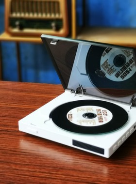 桌面便携式CD VCD DVD DVD5 DVD9碟片播放机U盘播放器外放高清