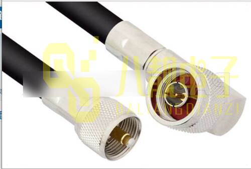 N-JW/UHF-J射频同轴连接线UHF公转N公90度弯头信号线RG214双屏蔽