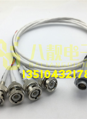 34420A吉时利纳伏表微欧表测试线FVN1S四芯2针2孔阴阳插转4个BNC