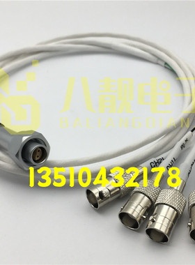 安捷伦34420A高精度7.5位纳伏表2182微欧表测试线FVN1S转4个BNC母